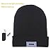 ALLMILL Unisex 5 LED Knitted Beanie Hat for,Camping Grilling, Auto Repair, Jogging, Walking, or Handyman Working.Hands Free Led Beanie Cap (Black)