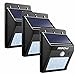 Mpow Solar Lights, 4-Pack 8 LED Bright Solar Powered Security Lights with Motion Sensor Wireless Waterproof Wall Lights for Outdoor Diveway Patio Garden Path Yard Deck
