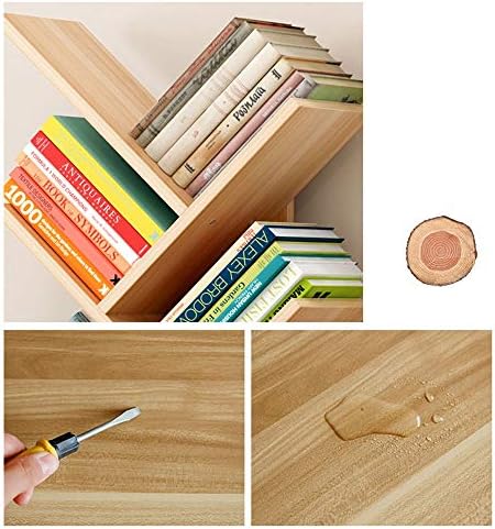 ブックシェルフ本棚 シンプルでモダンなツリー型の本棚本棚収納棚本収納オーガナイザー 本 カメラ Cd アルバム ファイルホルダー リビングルームホームオフィス Color B07xrkjdkj ホーム White Size 146x60xcm B07xrkjdkj