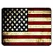 Gaming Mouse Pad - Non-Slip Rubber Base, Smooth Surface for Precise Mouse Control, Ideal for Laptop, Office Use - 9.5 x 7.9 Inch - USA Flag