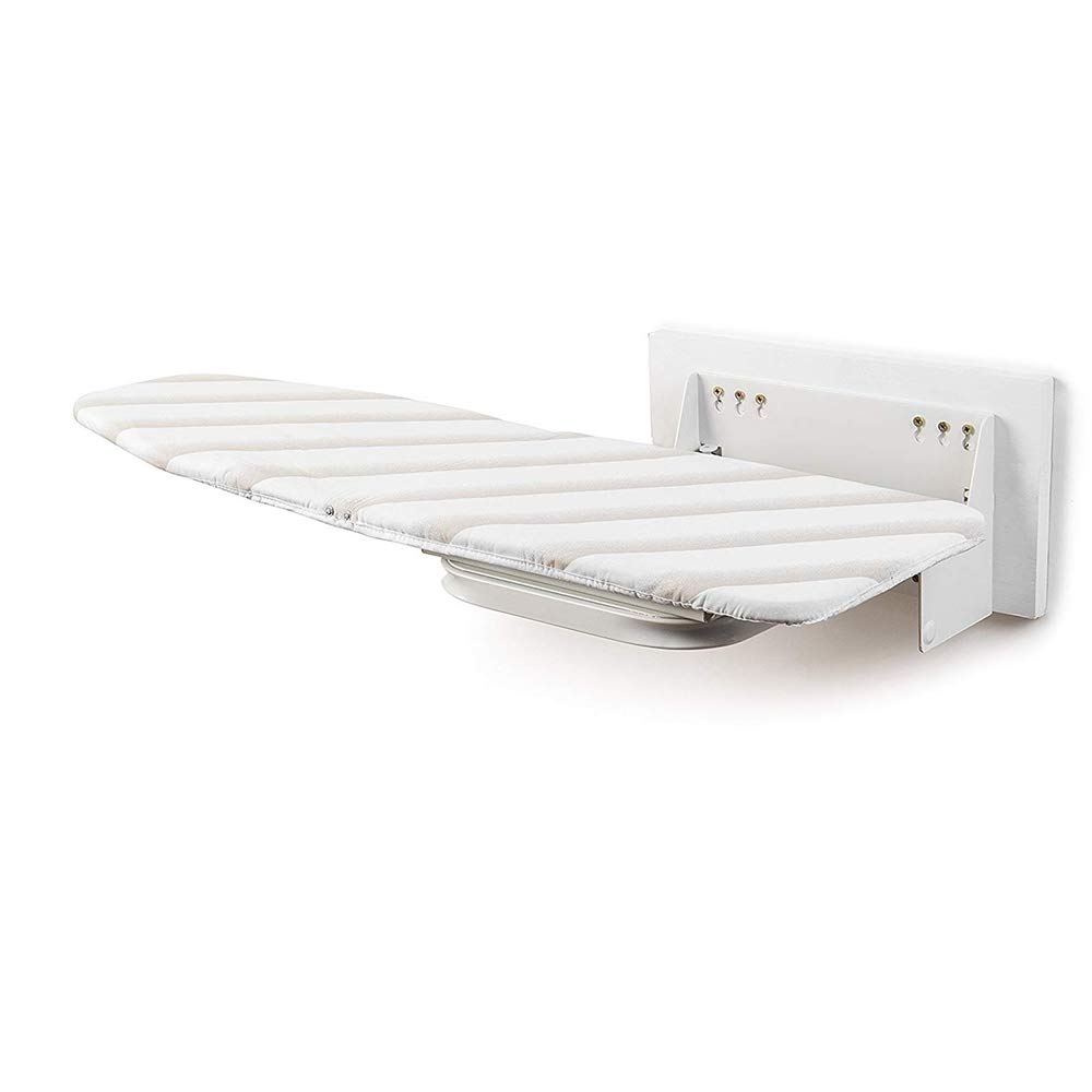 Wall-Mounted Ironing Board, 180° Swivel Retractable Ironing Board w/Cover 38.7