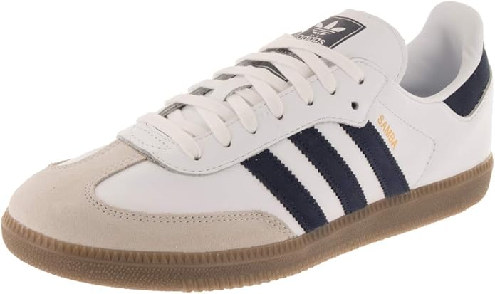 adidas samba og white blue