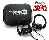 Wireless Bluetooth Headphones Mic Premium Bass HD Stereo Earphones Noise Cancelling IPX7 Waterproof Earbuds iPhone Samsung iOS Android 4.1 Headset Running Sports Gym workout by My smart life Product