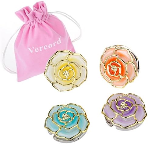 Vecord Foldable Instant Handbag Purse Hanger Hook For Table Counter Free Pouch Valentine's Day Gift