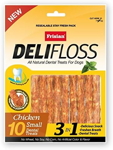 Frisian DeliFloss Chicken 10 Dental Treats, Small