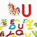 Magnetic Letters Animals for Educational Fun Refrigerator Alphabet For Toddlers Magnets fridge Set of 52 ABC Educating Kids Foam Letters Animals Zoo CHARACTERS MAGNETS Magnetico
