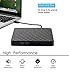 External CD Drive, DORISO USB 3.0 Slim External DVD Drive, Portable CD/DVD-RW Drive Writer Rewriter Burner High Speed Data Transfer for Desktop Laptop Notebook Windows7/8/10, Mac OSX (Upgrade - Black)