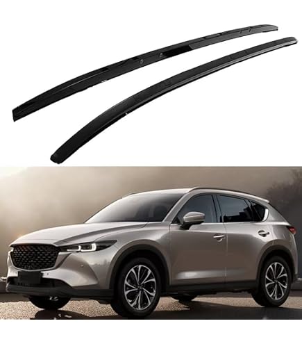 Mazda CX-30 Roof Rack Side Rails (2020-2026) - No Drill Installation, Aluminum, Chrome Finish, 165lb Capacity - View #5