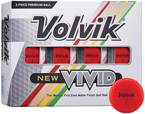 Volvik ボルビック Vivid ゴルフボール 値引き 並行輸入品 1ダース 12球入り 年モデル