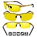 BLUPOND Night Vision Glasses for Driving For Men Women - Yellow Tint Anti Glare Glasses for Nighttime - Knight Visor