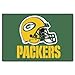 FANMATS 5757 Green Bay Packers Starter Mat Accent Rug - 19in. x 30in. | Sports Fan Home Decor Rug and Tailgating Mat - Packers Helmet Logo