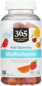 365 by Whole Foods Market, Children's Gummy Multivitamin 180 Count, 180 Count