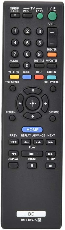 Hakeeta Universal Remote Control TV Controller Replacement for RMT-B107A BDP-BX37 BDP-S370 BDP-S373 45CS BDP-BX57 BDP-S570 BDP-S270 BDP-S470 BDP-S1700ES BDP-S770