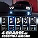 OPT7 Show Glow G2 H11 (H8 H9 H16) LED Fog Light Bulbs - 6000K Cool White @ 395 LMS per Bulb - All Bulb Sizes and Colors - 1 Year Warranty (Pack of 2)