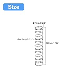 uxcell Compression Spring, 5Pcs 304 Stainless