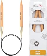 KnitPro Basix Beech Fixed Circular Needles 32in 80cm 12.00mm