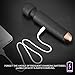 SEXBON Wand Massager With 25x Multi-speed Vibration, G-Spot and Clitoris Stimulator,  Mysterious Black