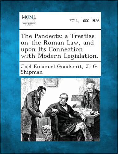 Amazoncom The Pandects A Treatise On The Roman Law And - 