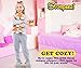 Stompeez Animated Unicorn Plush Slippers - Ultra Soft and Fuzzy - Ears Flap as You Walk - Medium