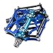 ROCKBROS Mountain Bike Pedals Flat Bicycle Pedals Platform Cycling Sealed Bearing Aluminum 9/16 Pedals for Mountain Bike MTB BMX