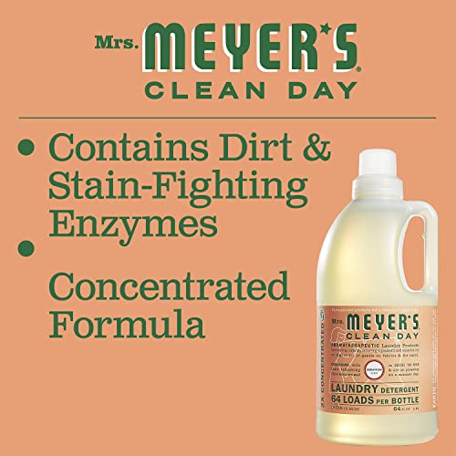 Mrs. Meyer's Liquid Laundry Detergent, Biodegradable Formula Infused