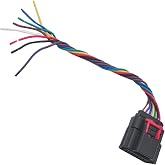 Autowxjq Mass Air Flow Sensor Female Connector Plug Pigtail Harness Compatible with Chevrolet Cadillac GMC