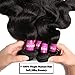 YAEONS Hair Brazilian Hair 3 Bundles Body Wave Grade 5A Unprocessed Virgin Human Hair Weave Extensions(14