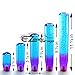 EZAUTOWRAP Shift Knob Stick Crystal Transparent Bubble Purple Blue Throw Gear Shifter 15cm