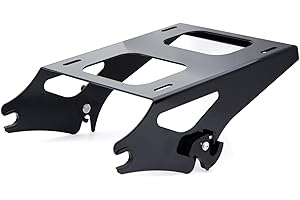 Haaifroe Detachable Two-Up Tour Pak Rack Mounting Luggage Rack Compatible with Harley Touring Road King Street Glide Road Gli