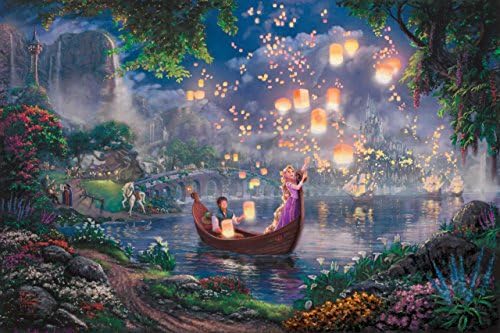 Premium 20x30 Tangled Fine Art Rapunzel Giclee Print Walt Disney Collection Full Image No Loss Due to Wrapping xtk
