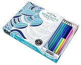 Cover of Vive Le Color! Serenity (Adult Coloring Book and Pencils): Color Therapy Kit