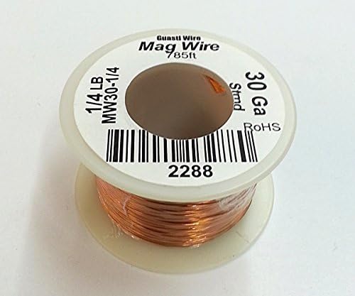 GPW 30AWG Solid Insulated Magnet Wire - 1/4 Pound Roll