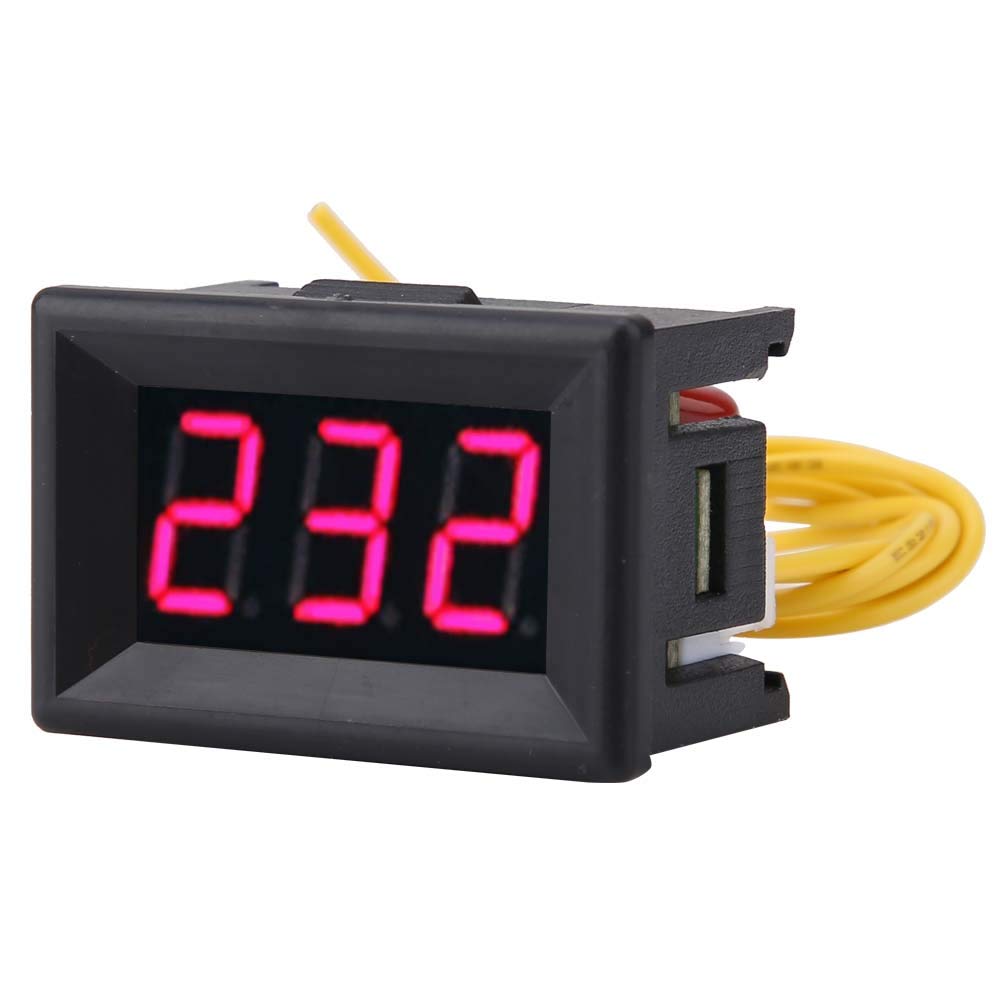AC Voltmeter Digital Voltage Meter LED Display Mini Voltage Tester 2-Wire 70-380V Voltage Gauge