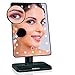 Makeup Mirror 20 LED Lighted Touch Screen Vanity Mirror with Removable 10x Magnifying Mirror, 180 Degree Rotation, Include 4 Pack Batteries, Microfiber Cloth, Special Box by Tinitex
