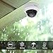 WGCC Dome POE IP Camera Onvif 4MP 2.8mm Wide Angle IP Exterior Camera Indoor Outdoor Wired PoE Network Camera with 98ft Security IR Night Vision, Remote Viewing, IP67 Waterproof
