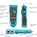 Wire Tracker, JIGUOOR Network Cable Tester Telephone Line Finder Wire Tracker RJ11 RJ45 Cable Toner Ethernet LAN Line Finder for Cable Collation, Line Test,Continuity Checking Cat5 Cat6, Toolkit