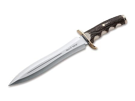 Muela BW-24A Hirschfänger Fahrtenmesser Braun, Klingenlänge: 24,7 cm, 02MU010