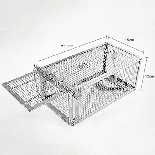 One Door Animal Trap,One Door Animal Trap Sturdy Steel Cage for Small Rodent Humane Cage Control Catch Bait for Rat Squirrel - Thumbnail 6