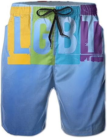 Men's Abertay LGBT Logo Swim Trunks Surfing Running Swimming Watershort