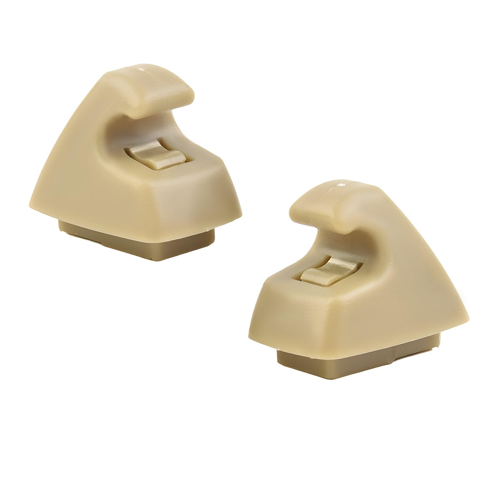 Photo 1 of Wevdn 2 PCS Sun Visor Support Retainer Clip, 95994975 95994976 Sun Visor Hook Clip Bracket Replacement, Sunvisor Holder Hook for Cruze 2011-2016 Verano 2012-2017, Car Accessories (Beige)