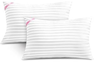 EIUE Throw Pillow Inserts, Machine Washable Pillows,Premium Polyester Fiber Fill for Sofa Bed & Decorative Cushions (White, 12x20inch)