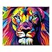 5D DIY Diamond Painting - Animal Resin Cross Stitch Kit - Crystals Embroidery - Home Decor Craft (Lion)