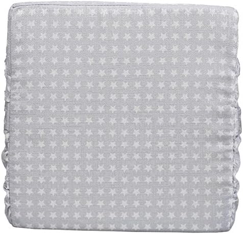 LeeKerTel Baby Toddler Kids Booster Seat Pad for Dining Chair Increasing Cushion Booster Seat Mat (silver)