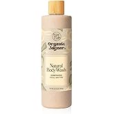 Organic Jaguar Natural Honeysuckle Body Wash with Aloe Vera Gel, Bath and Shower Soap Cleanser for Body Care, Leaves Skin Soft & Hydrated, Unscented, Sulfate and Paraben Free, 13.5 fl oz