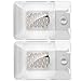 ShinePick 2 Pack Upgraded Super Bright DC 12V LED RV Ceiling Dome Light 300LM RV Interior Lights with On/Off Switch for Camper RV Trailer Boat (Natural White)