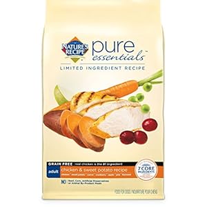 Nature's Recipe Pure Essentials Grain Free Adult Chicken & Sweet Potato Recipe, 4 lb