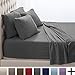 Fleece Super Soft Premium Sheet Set - Extra Plush Pill-Resistant All Season Cozy Breathable Hypoallergenic (Twin XL, Grey)