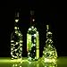 Cork Bottle Lights for Wine Bottles 3 Pack, AGPtEK 3PCS 30inch / 15LED Copper Wire String Bottle Starry Fairy Light for Wine Bottles DIY, Party Decor, Wedding, Decoration, Dancing ( White )