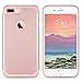 ULAK iPhone 7 Plus case, Slim Heavy Duty Cases Dual Layer Shock-Absorption Hybrid TPU Bumper Hard PC Protective Cover for Apple iPhone 7 Plus-Rose Gold