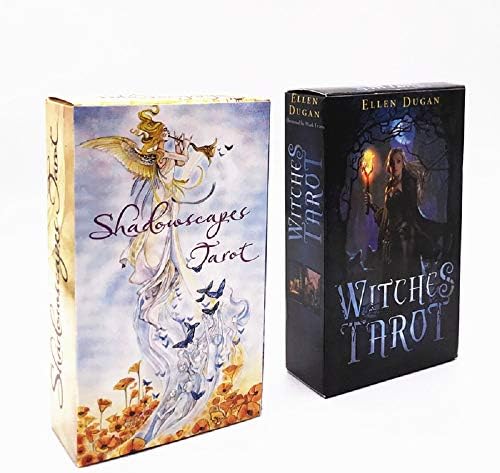 OKAYLAND Radiant Rider Wait Tarot Cards Smith Tarot Deck Board Game Card Games (Witch Tarot (Black Box))